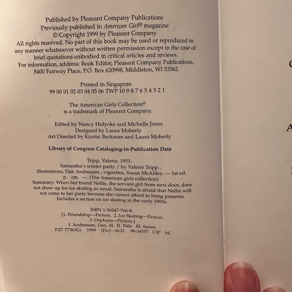 Samantha’s winter party-American girls short stories-American girls collection - Picture 2 of 9